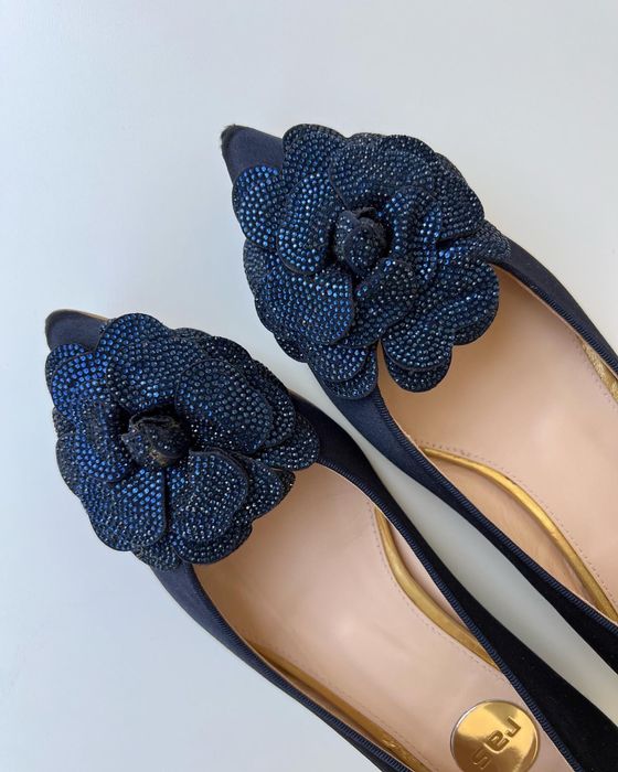 Тъмносини балеринки RAS