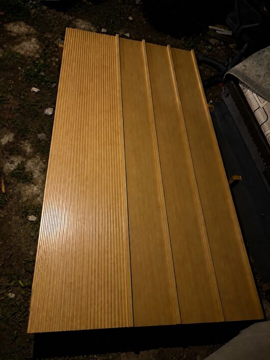 Riflaj perete MDF alb 60 m2-7 euro m2/ Riflaj WPC 9 m2-7  euro m2 materiale construcții interioare premium design modern decor iasi centru tg cucu