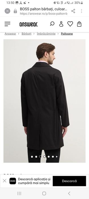 Palton bărbați Hugo Boss