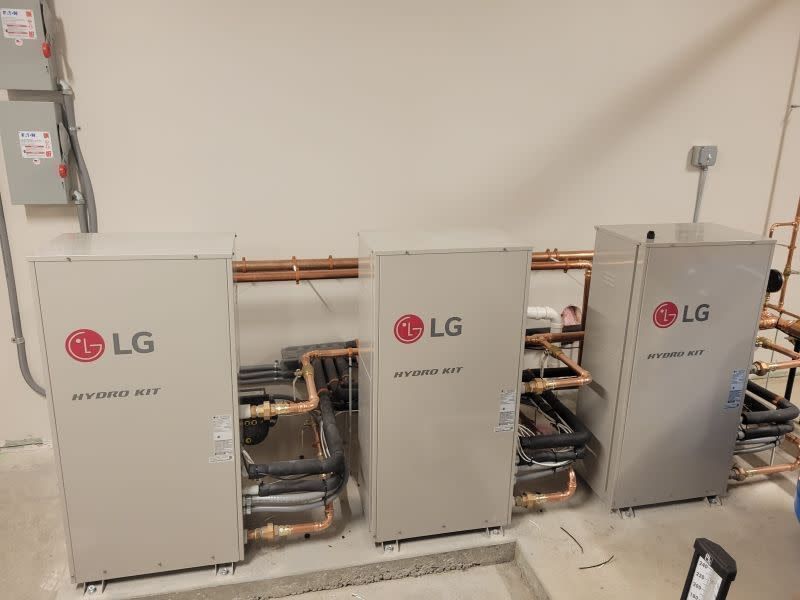 LG тепловой насос чиллеры и фанкойли