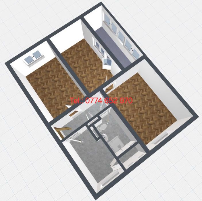 DIRECT PROPRIETAR - Vând apartament de 3 camere, locație deosebită zona Astra pe Calea București lângă Spitalul Județean Brașov