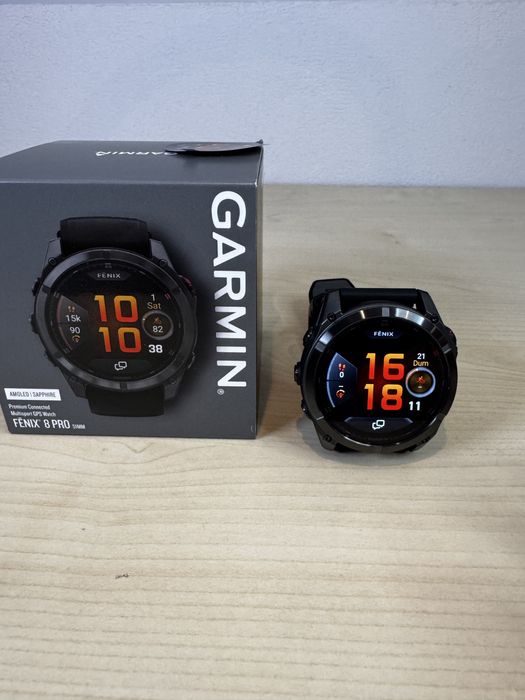 Garmin Fenix 8 Pro LTE 51 m- Amoled, titanium, sapphire - nou