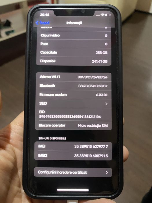 Iphone 11 pro max 256 gb