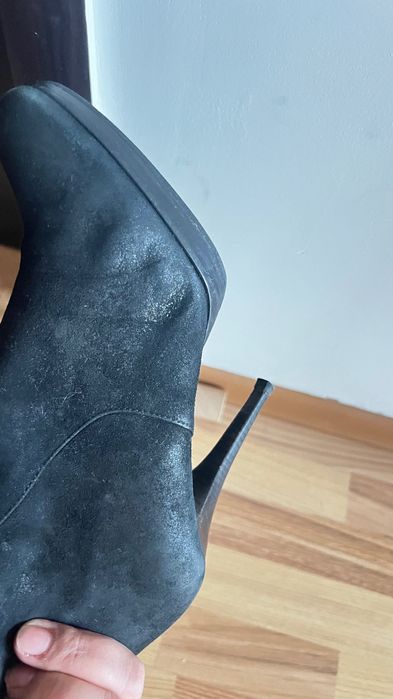 Cizme piele naturală întoarsă