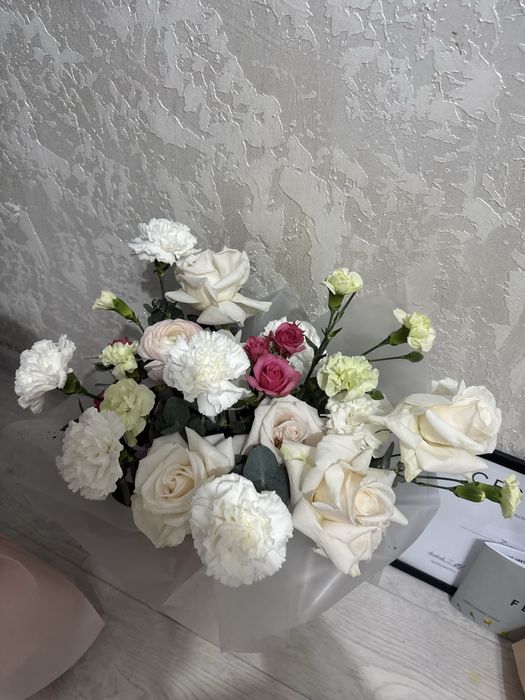 Букет цветов в коробке