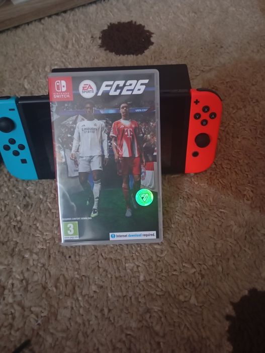 FIFA 26 - Consola Nintendo SWITCH V2 - 256GB - accesorii - 10 jocuri