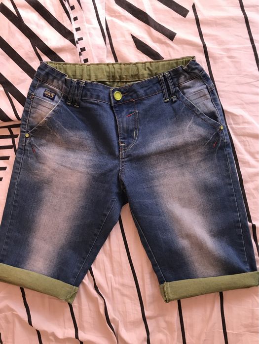 Сини Къси Дънки за тинейджъри