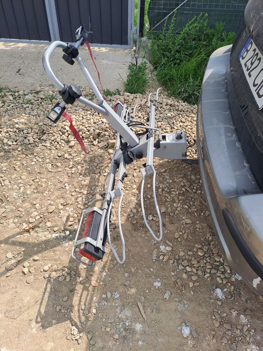 Suport de bicicleta, 2 biciclete pt carlig remorca masina Eufab thule