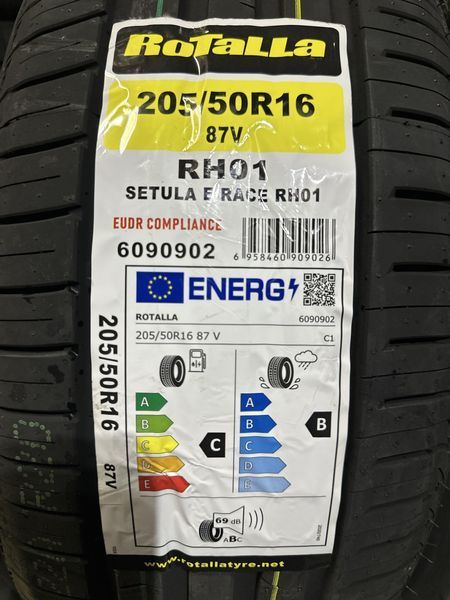Нови летни гуми ROTALLA SETULA RH01 205/50R16 87V НОВ DOT 2055016