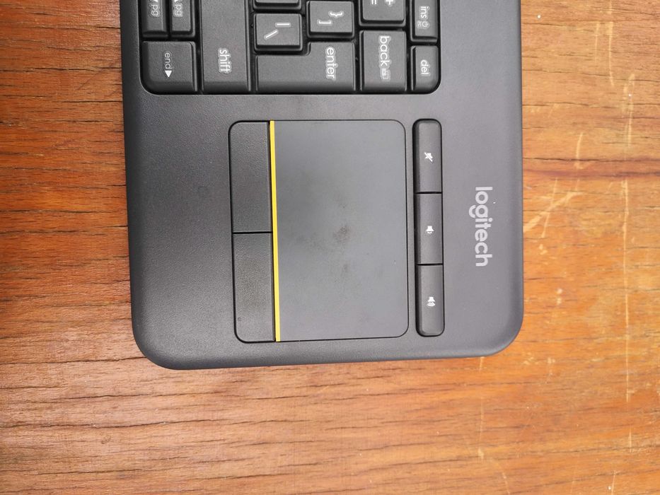 tastatura Wireless Logitech K400 Plus Dark, Touchpad, USB, Black