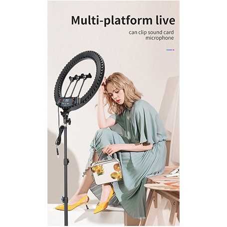 С ДОСТАВКОЙ! Jmary FM-21R (52см, 72W) - Самая большая кольцевая лампа