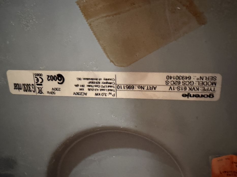 Gorenje GCS 62C-S (комбиниран стъклокерамичен плот)