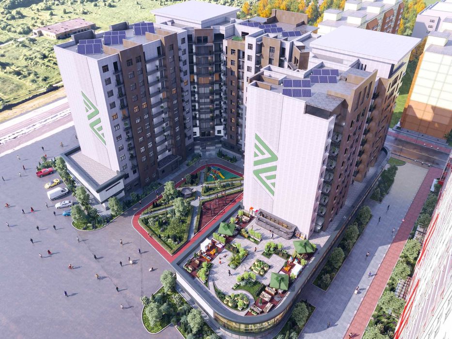 ЖК "Zilan Residence". 1-комнатная, 48.1 м², Махтумкули, Texno park