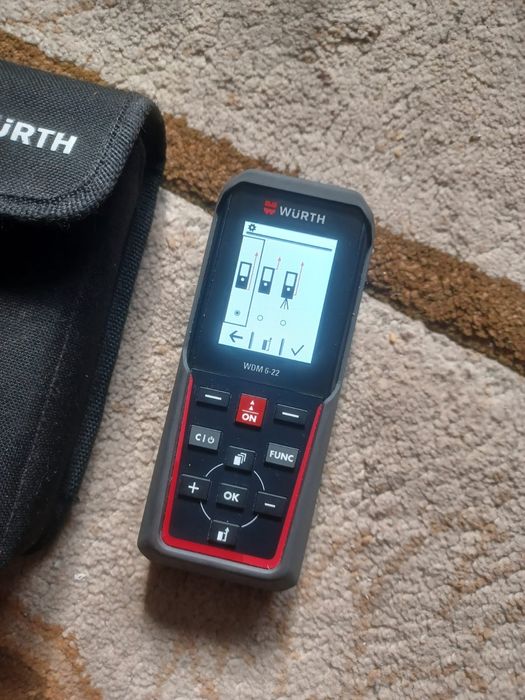 Telemetru laser wurth wdm 6 -22 raza de masurare până la 150 m
