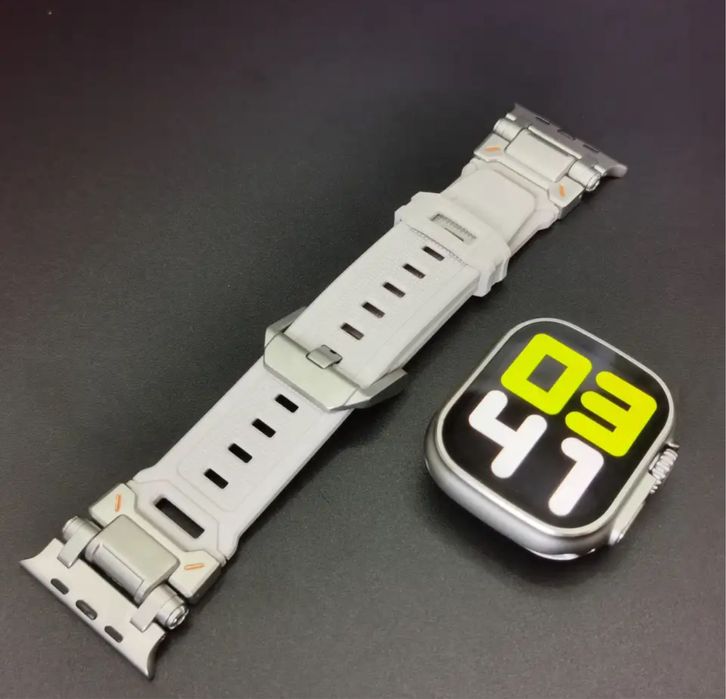 Curea Silicon Prindere Ttitanium Husa Folie Ceas Apple Watch