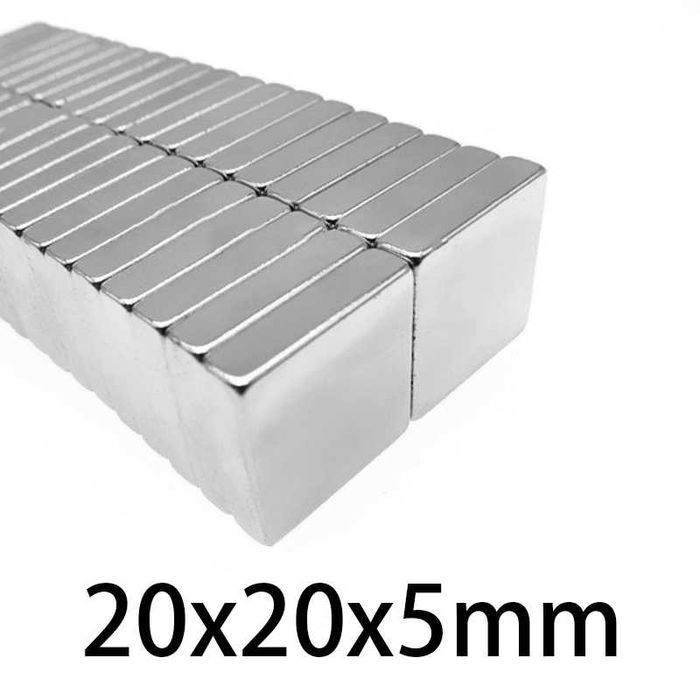 20x20x5mm неодимов МАГНИТ N52, magnit, neodimov, магнити, magnet