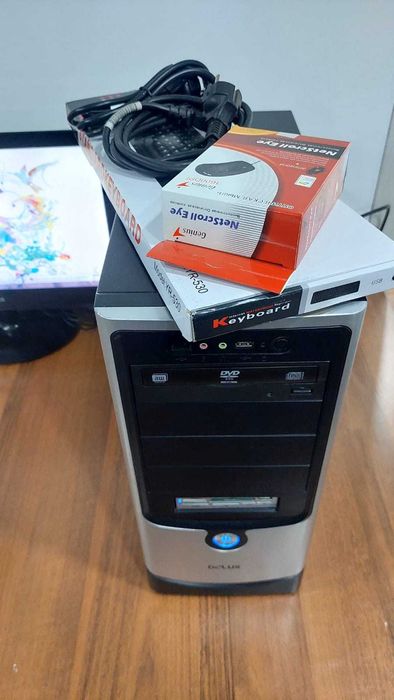 Компьютер в комплекте с монитором 19", HDD 500 Гб, камера, беспр. мышь