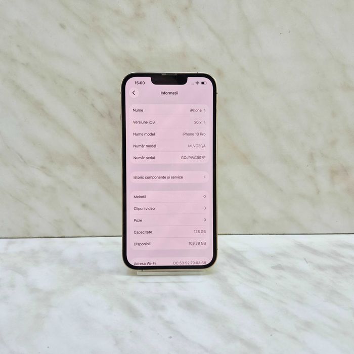 iPhone 13 Pro, 128GB, 5G Gold 81% baterie Zeus Amanet Militari 36117