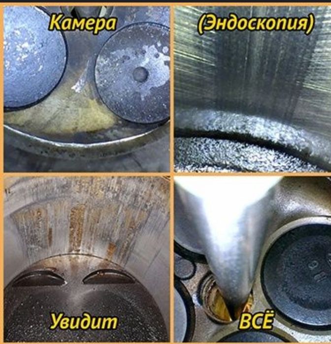 Осмотр маторы эндаскоп