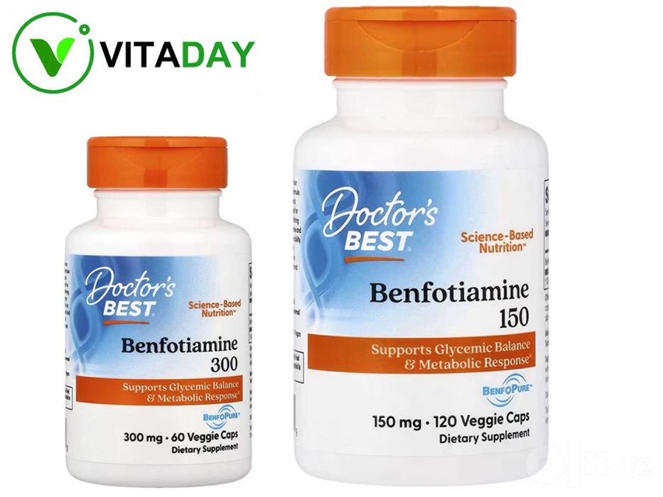 Doctor's Best Benfotiamine бенфотиамин
