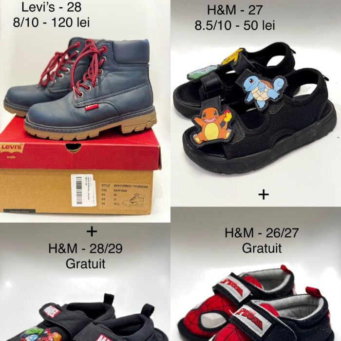 Tenisi / papuci copii diverse modele si marimi