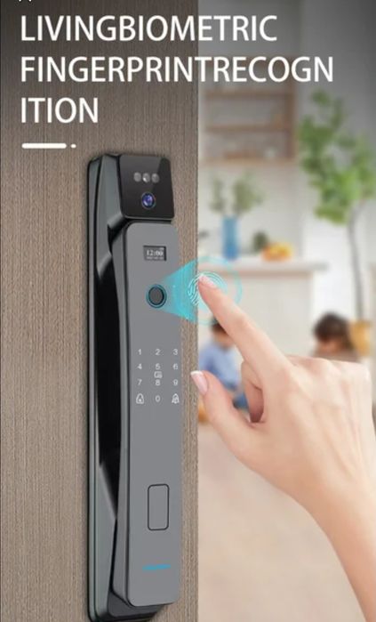 Умный замок ТYSН Тиуа Зd распознавание лица  с камерой Cerradur