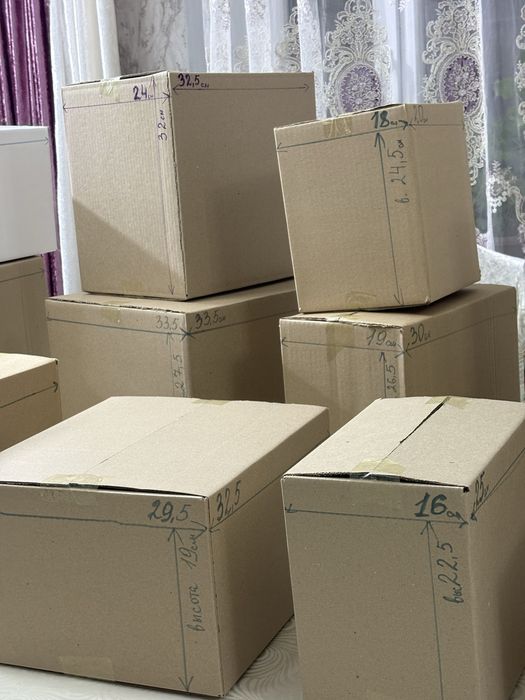 Коробки из картона.