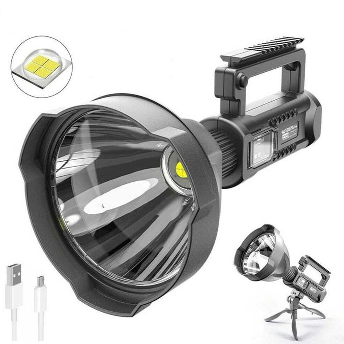 Lanterna LED CREE cu Trepied, Model Reflector 16cm, Multifunctionala