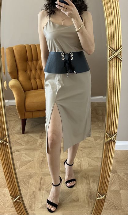 Сарафан из экокожи р.М