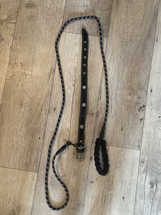 Новый набор ошейник +поводок