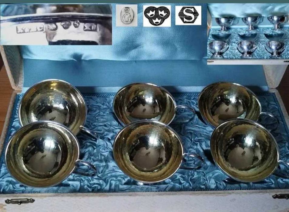 Cescute argint suedia