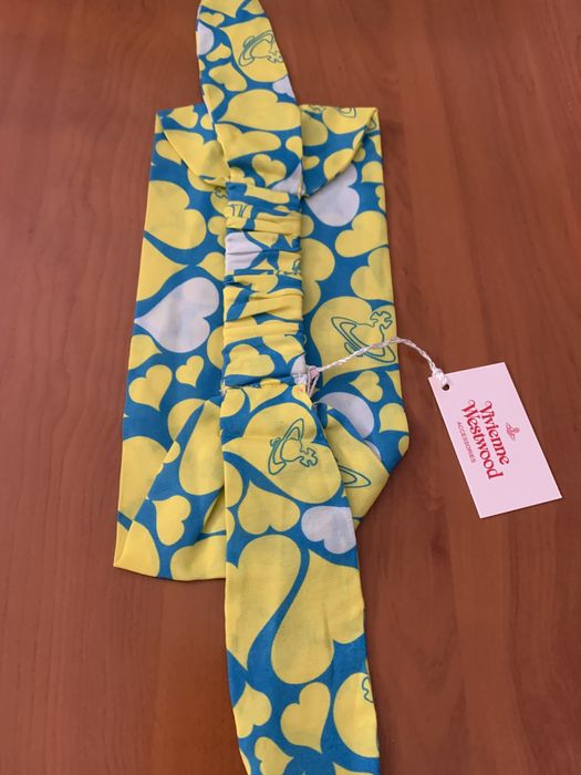 Bandana de par Vivienne Westwood rosie/galbena