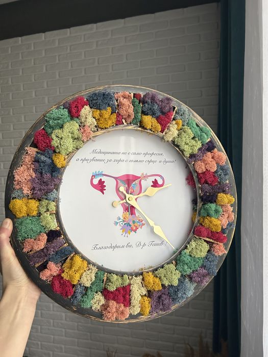 Часовник със скандинавски мъх