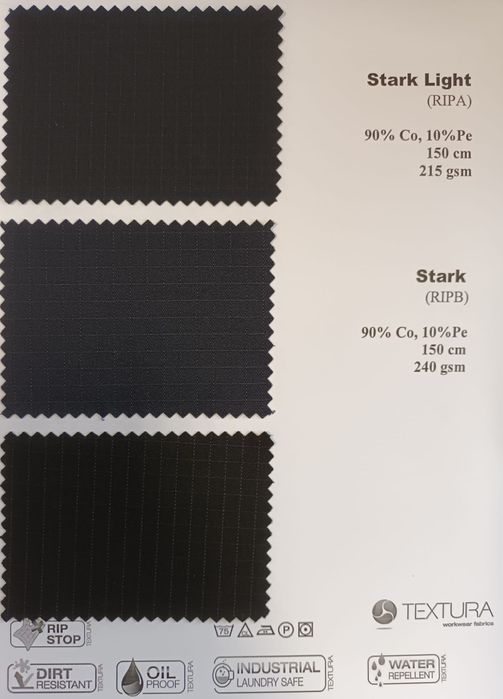 Ripstop bleumarin si negru extra calitate