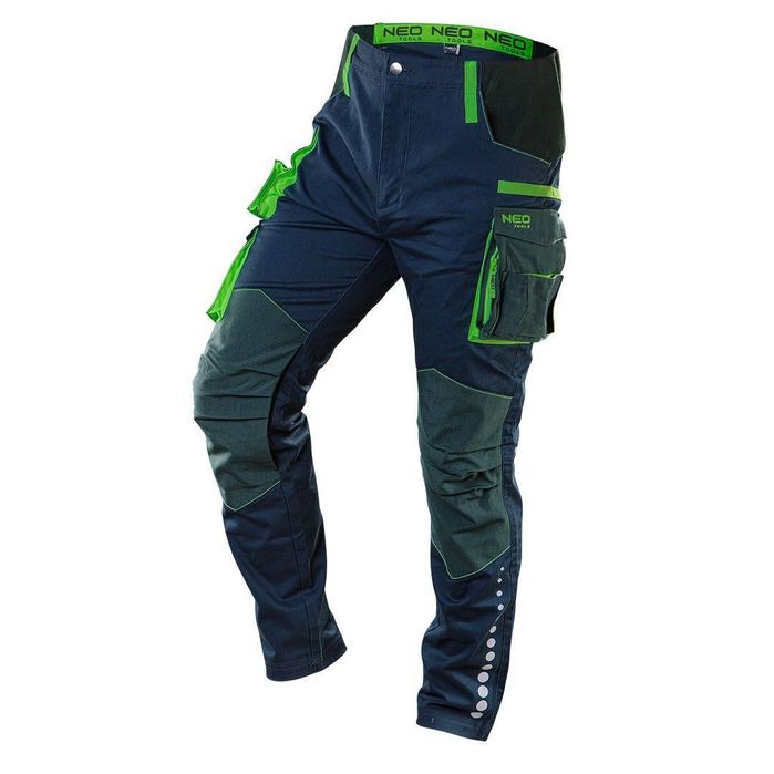Pantaloni de lucru Premium, 62% bumbac, 35% poliester, 3% elastan, marimea M 81-226-M