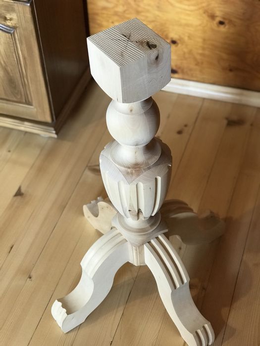 Масивна дървена основа за плот - крак за маса + ПОДАРЪК