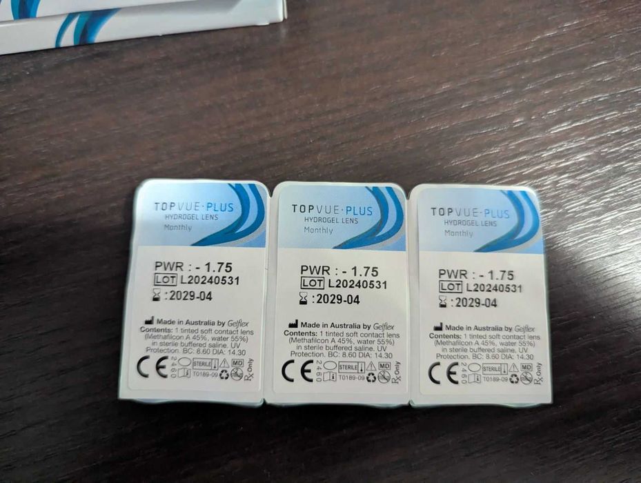 Месечни контактни лещи TopVue