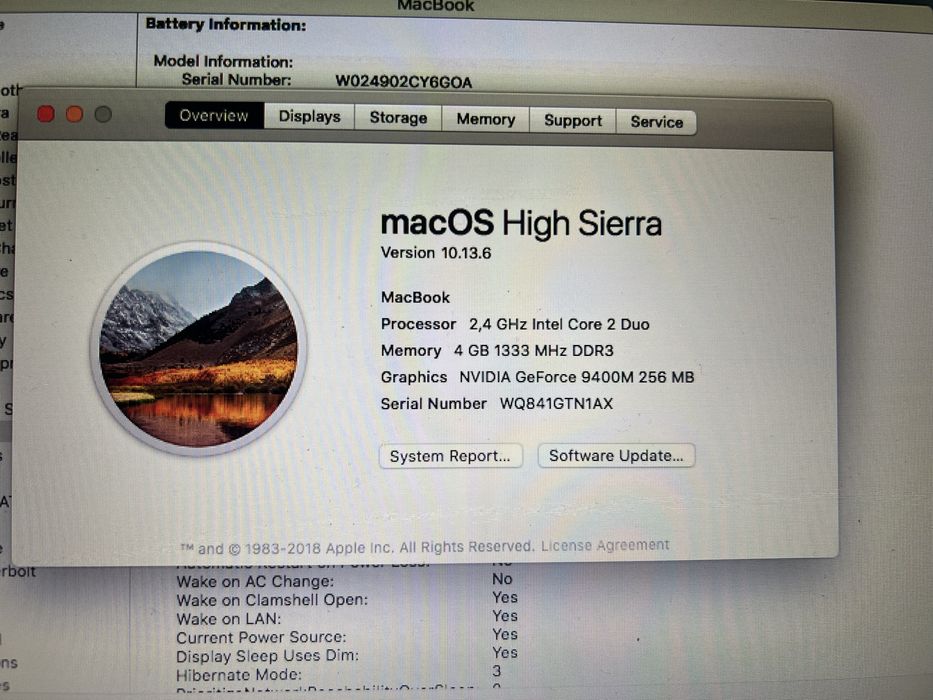 Vand laptop macbook pro A1278 dual core