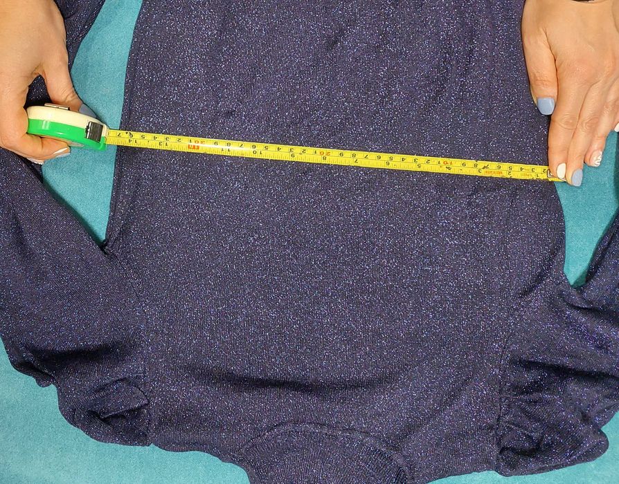 Елегантна блуза в мастилено синьо