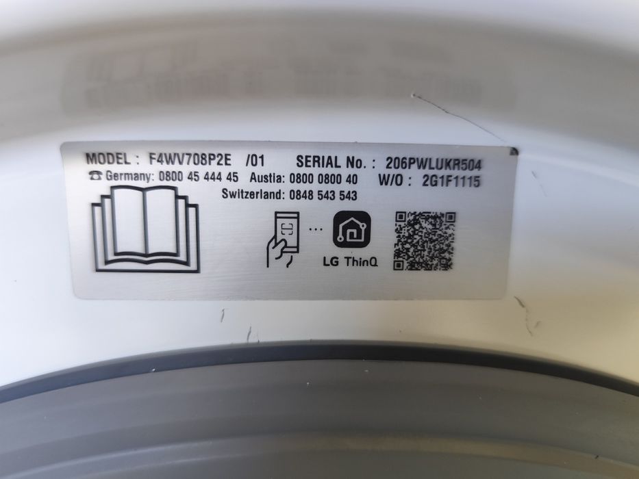 Masina de spalat LG direct drive de 8 kg