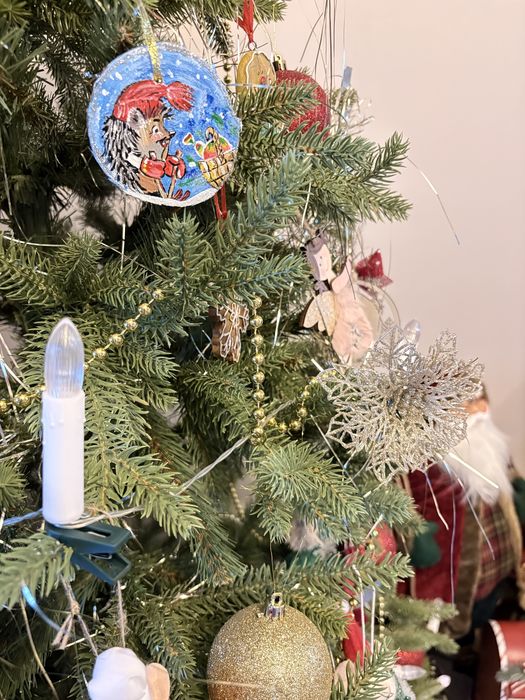 Елха с 3д реалистични иглички