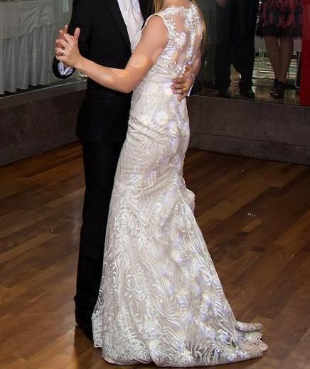 Rochie mireasa, ivory, s-m