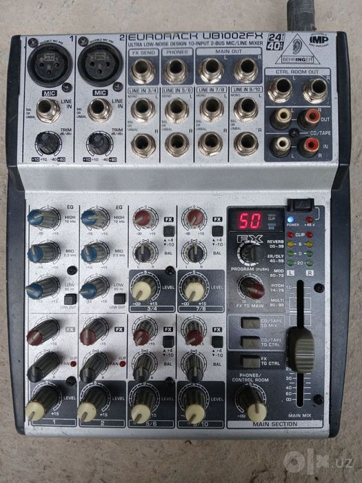 Микшер BEHRINGER 1002FX 500000сум