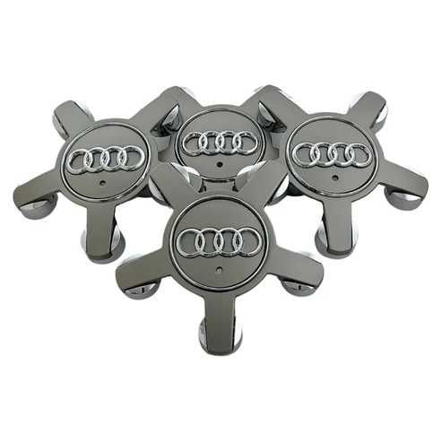 Set 4 Capace Jante Audi – 135mm  Gri Tip Stea A3 A4 A5 A6 A7 A8 Q5