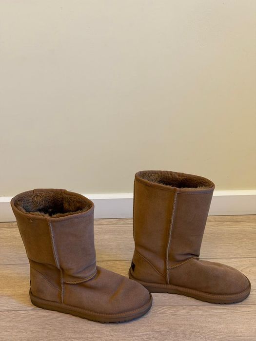 Новые высокие угги UGG, размер 40, коричневые