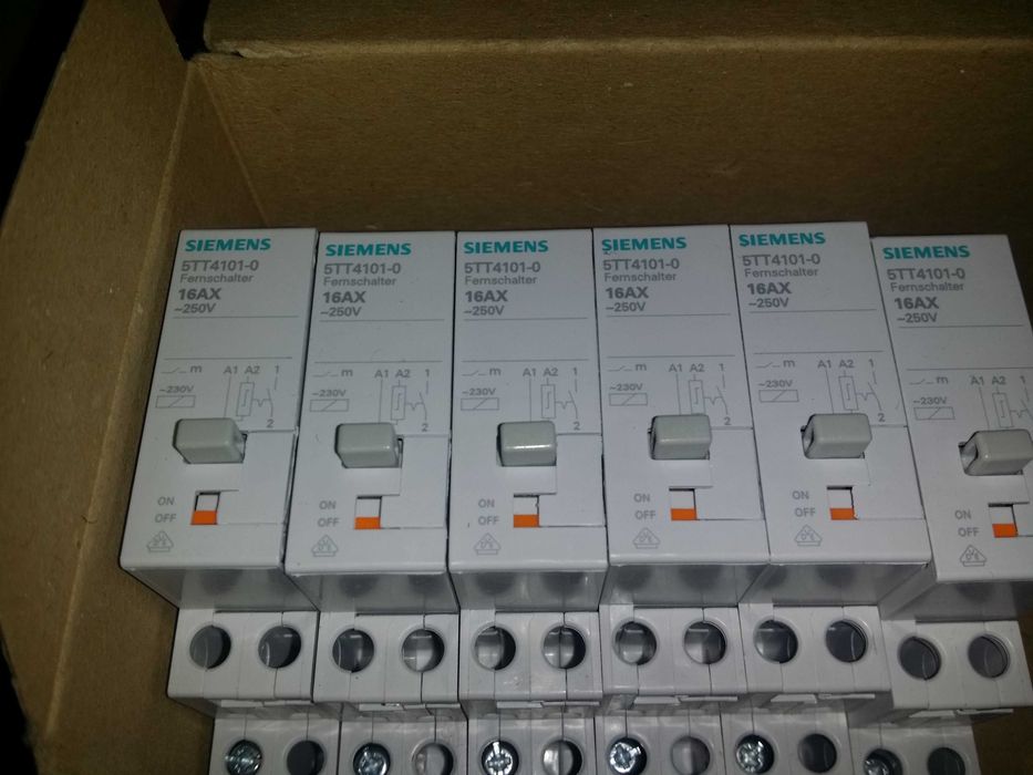 Releu  teleruptor, pas cu pas, temporizat scara, ABB, Siemens