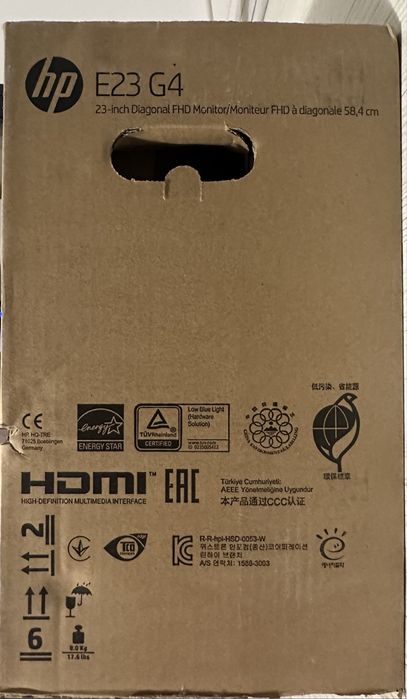 MONITOARE HP E23 G4 FHD Noi, Sigilate , In cutia originala