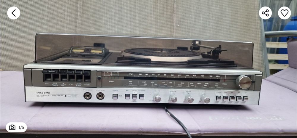 Sistem audio pickup Gold Star