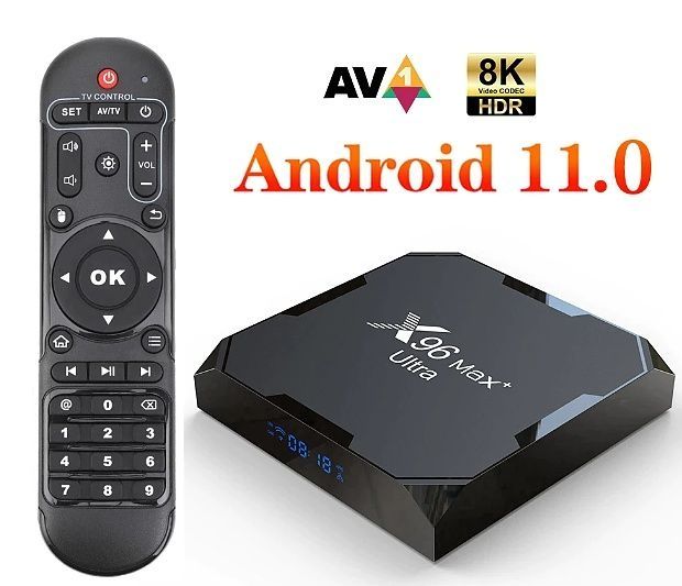 Smart TV box X96 max plus ultra 4/32gb, 4/64gb