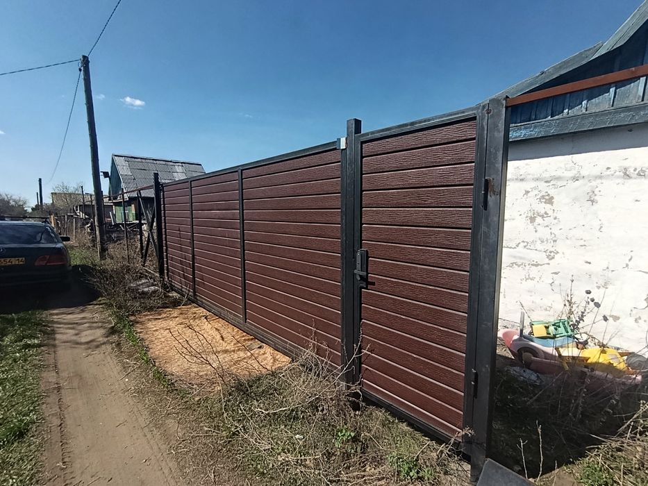 Ворота откатные шесть метров